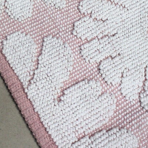 Floral Pink Kids Tufted Bathmat For Discount