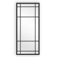 Window Style Mirror Full Length - Black 80 CM x 180 CM on Sale