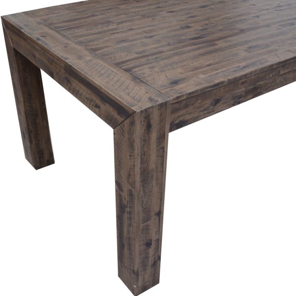 Catmint Dining Table 210cm 8 Seater Solid Acacia Timber Wood - Stone Grey Online