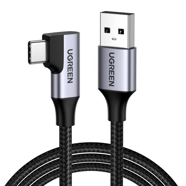 UGREEN 20289 Angled USB-C 3.0 Fast Charge Cable 0.5M Hot on Sale