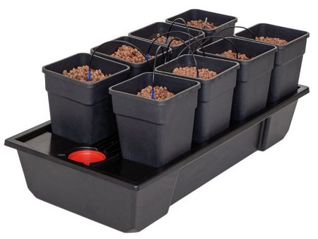 8 Pot Hydroponic Drip System | Wilma Wide XL 8 Fashion