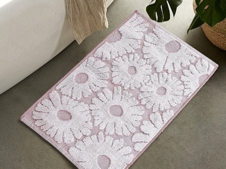 Floral Pink Kids Tufted Bathmat For Discount