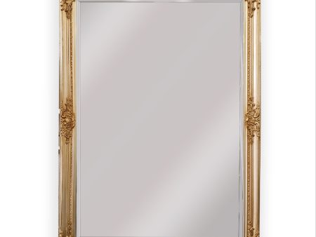 French Provincial Ornate Mirror - Country Gold - Small 80cm x 110cm For Sale