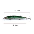 6x Popper Poppers 9.3cm Fishing Lure Lures Surface Tackle Fresh Saltwater Online Sale