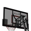 Everfit Portable Basketball Hoop Stand System Height Adjustable Net Ring Red Sale