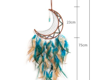 Boho Moon Dream Catchers | Various Colours | Fairy Light Options Available Hot on Sale