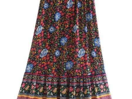 Women s Hippie Bohemian Skirt | Summer Styled | M-L on Sale