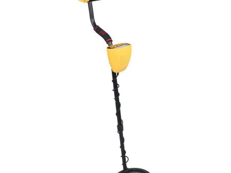 LCD Screen Metal Detector with Headphones - Yellow on Sale