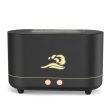 GOMINIMO Flame Humidifier Wind 225ml Black GO-AD-103-HGJ Supply