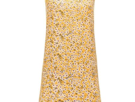 Women s Hippie Floral Sunflower Spaghetti Strapped Beach Dress | S-XXL | 3 Colours For Sale