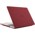 Dark Red MacBook Pro 13 inch 2020 A2338 A2251 A2289 Matte Shell Case Keyboard Cover Touch Bar Discount