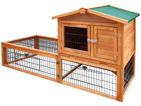 i.Pet Rabbit Hutch Chicken Coop 155cm Tall Wooden Pet Hutch Fashion