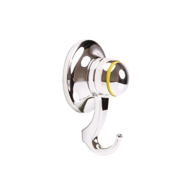 KiahLoc 4PC Chrome 56mm Suction Hook Removable Online Sale