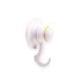 KiahLoc 4PC White 56mm Suction Hook Removable Discount