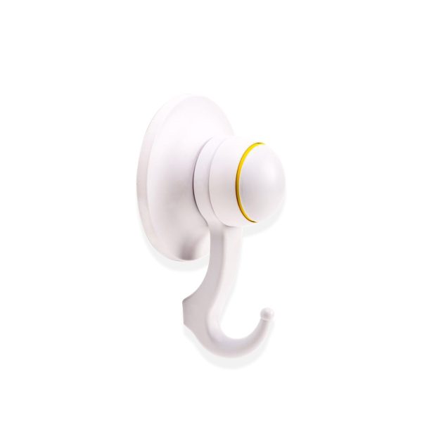 KiahLoc 4PC White 56mm Suction Hook Removable Discount