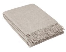 Cambridge Throw - 100% NZ Wool -  Silver Online Sale