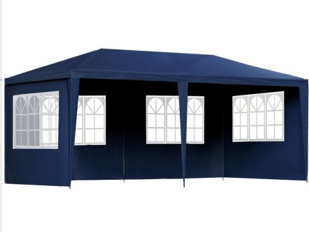 Instahut Gazebo 3x6 Outdoor Marquee Gazebos Wedding Party Camping Tent 6 Wall Panels Discount