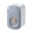 Ecoco Wall mount auto ands Free Toothpaste Dispenser Automatic Toothpaste Squeezer Bathroom Toothpaste Holder Grey For Discount