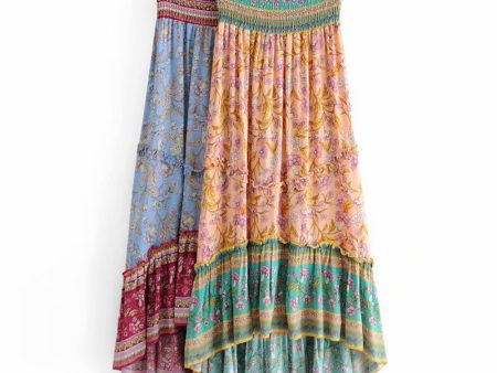 Vintage Styled Bohemian 60 s Hippie Long Skirt | M-XL | Various Colours Sale