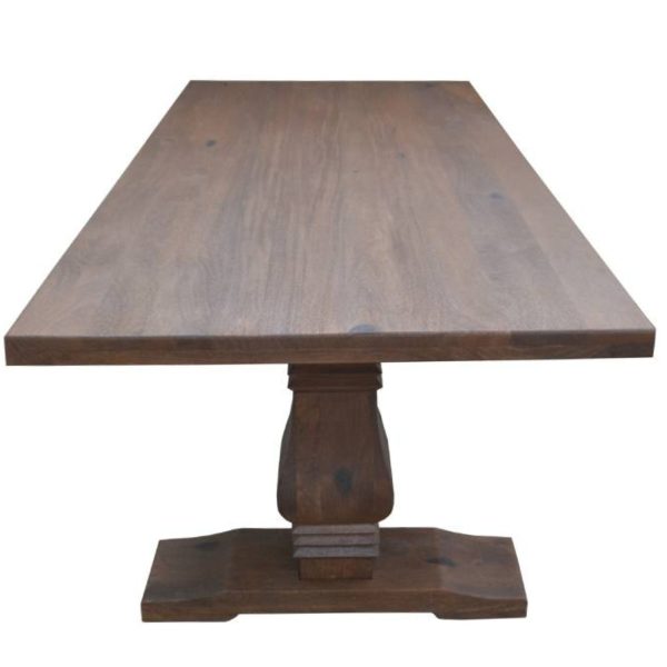 Florence  3pc Dining Table Set 230cm 2pc Seat Bench Pedestal French Provincial on Sale