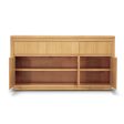 Rosemallow Buffet Table 165cm 3 Door 3 Drawer Solid Messmate Timber - Natural Online Sale