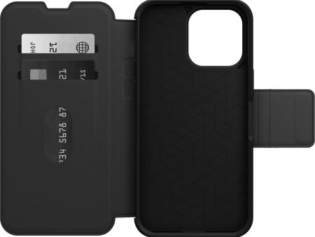 OTTERBOX Apple iPhone 14 Pro Max Strada Series Case - Shadow Black (77-88571), Military standard (MIL-STD-810G 516.6) Sale