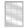 Window Style Mirror - White Rectangle 95cm x 130cm Supply