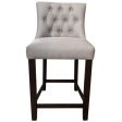 Florence  3pc High Fabric Dining Chair Bar Stool French Provincial Solid Timber Fashion