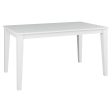 Daisy Dining Table 150cm Solid Acacia Timber Wood Hampton Furniture - White Online Hot Sale