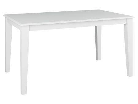 Daisy Dining Table 150cm Solid Acacia Timber Wood Hampton Furniture - White Online Hot Sale