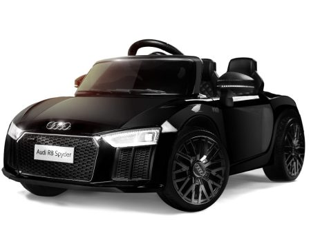 Audi R8 Kids Electric Ride-On Car | Remote Control | Black | 12V Discount