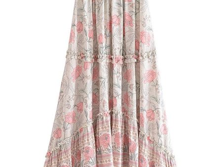 Light Coloured Floral Beach Skirt | M-XL | 3 Styles For Sale