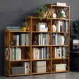 Bamboo Bookshelf Storage Rack Shelf Stand Bookcase Holder Display Drawers Online