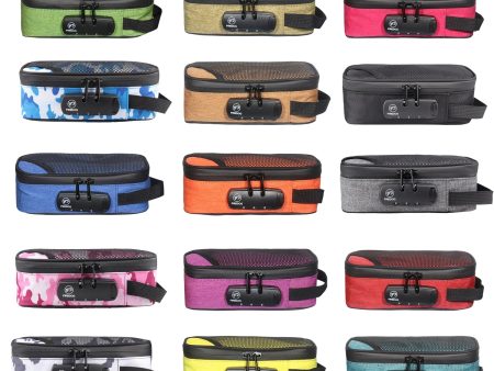 Odour Resistant Travel Bag With Zippers & Lock | Multiple Colours Cheap