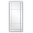 Window Style Mirror Full Length - White 80 CM x 180 CM For Sale