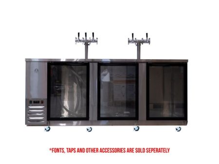 Kegerator - KegMaster Super Deluxe - Three Door Sale