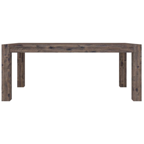 Catmint Dining Table 180cm 6 Seater Solid Acacia Timber Wood - Stone Grey Fashion