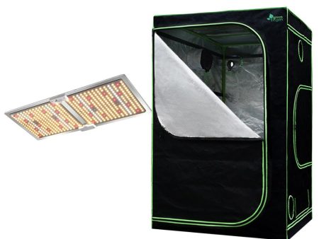 Greenfingers Grow Tent 2200W LED Grow Light Hydroponics Kits System 1.2x1.2x2M For Cheap