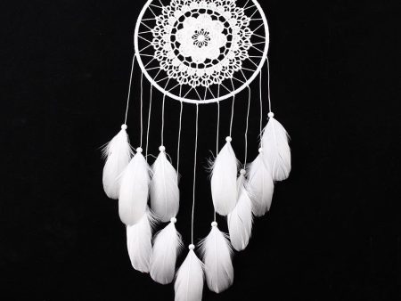 White Lace Bohemian Dream Catcher | 50cm Cheap