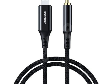 Audio Cable - 8-pin to 3.5mm | 1M | Black For Discount