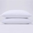 2 Premium Hotel 1150g Pillows 74CM x 48CM Pillows Breathable Cotton For Cheap