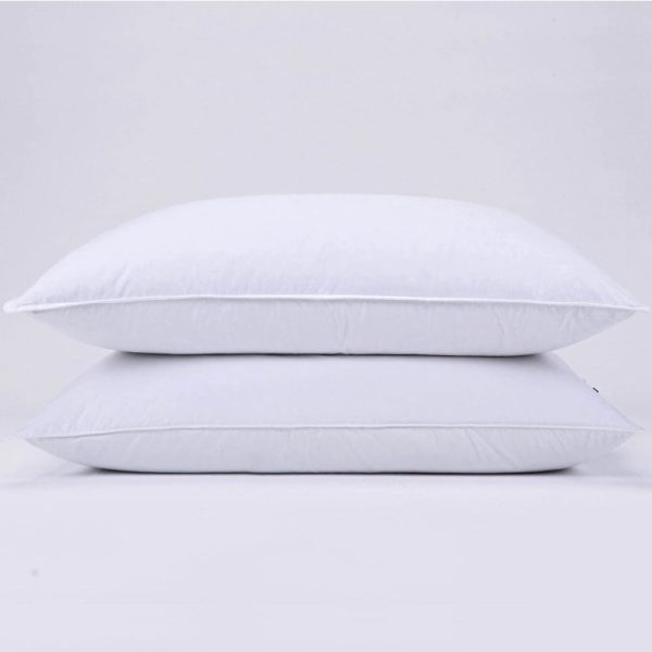 2 Premium Hotel 1150g Pillows 74CM x 48CM Pillows Breathable Cotton For Cheap