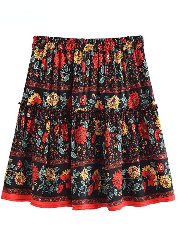 Boho Styled Hippie Skirt | 2 Colours Available | S-L Discount