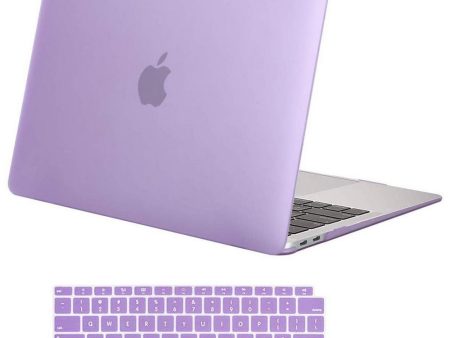 MacBook Air 13 Inch Case 2020 2019 2018, A1932, A2179, A2337 Shell Case Keyboard Cover Purple For Discount