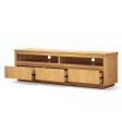 Rosemallow ETU Entertainment TV Unit 185cm 3 Drawer Solid Messmate Timber Wood Hot on Sale