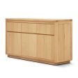 Rosemallow Buffet Table 165cm 3 Door 3 Drawer Solid Messmate Timber - Natural Online Sale