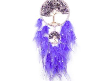 Tree Of Life Dream Catcher | Light Purple Cheap