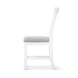 Laelia Dining Chair Set of 8 Solid Acacia Timber Wood Coastal Furniture - White Online