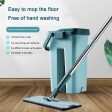 Wet Dry Flat Mop and Bucket Floor Cleaner Set with 2 Pads Online Hot Sale