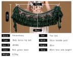 Tribal Gypsy Belly Dancing Fringe Wrap With Coins | Various Colours Discount